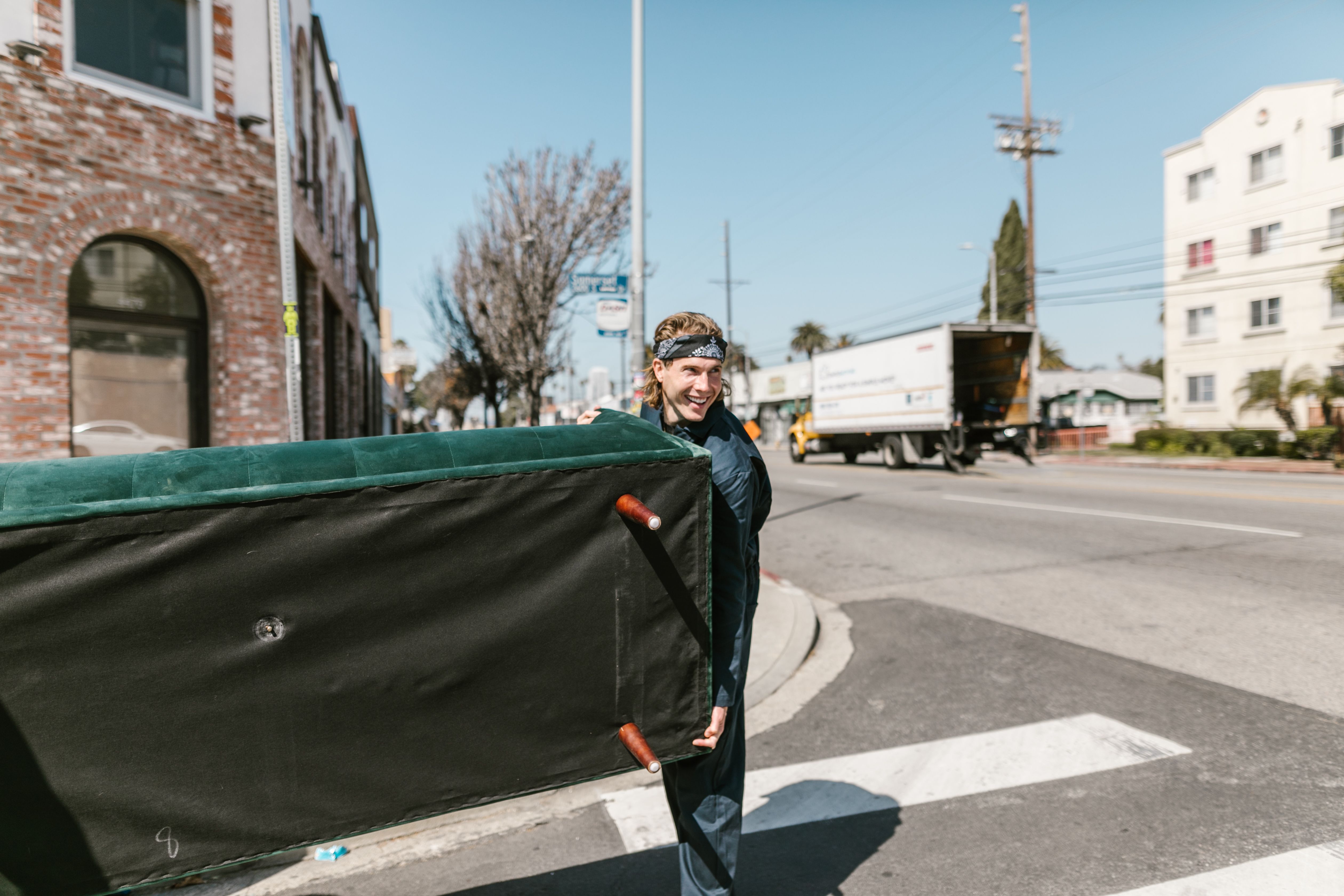 Our moving crew in action